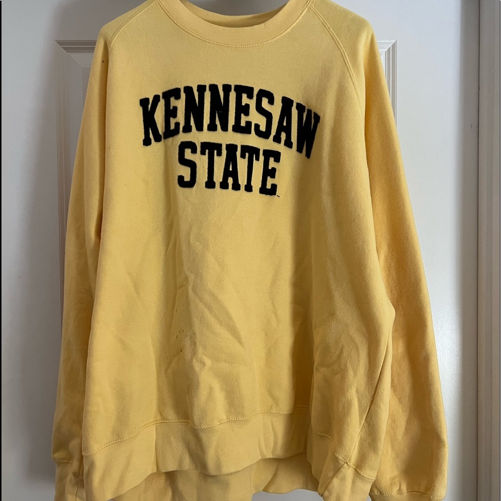 Kennesaw State University vintage fleece crewneck